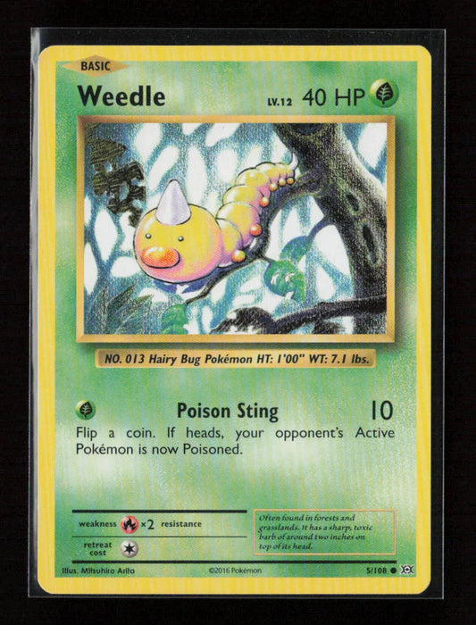 Weedle Common XY - Evolutions 5/108 LP - Kang's Collectibles