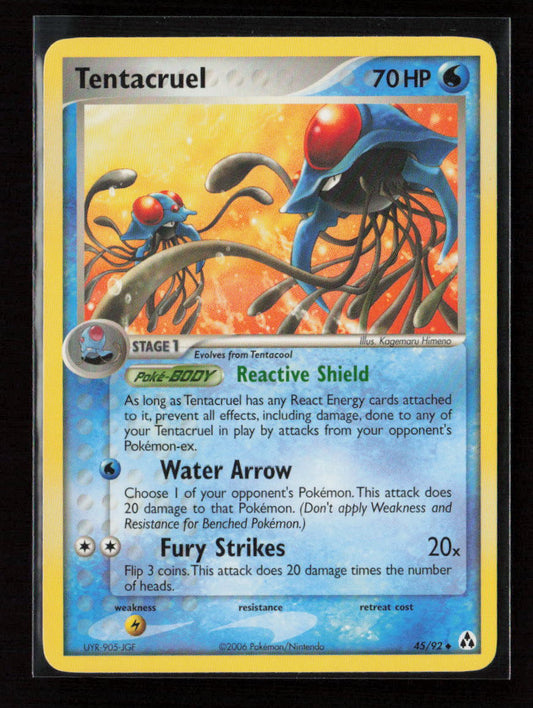 Tentacruel Uncommon Legend Maker 45/92 LP