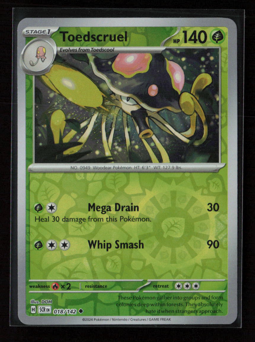 Toedscruel Uncommon SV07: Stellar Crown 018/142 NM