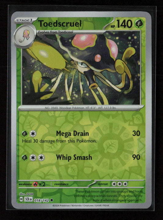 Toedscruel Uncommon SV07: Stellar Crown 018/142 NM