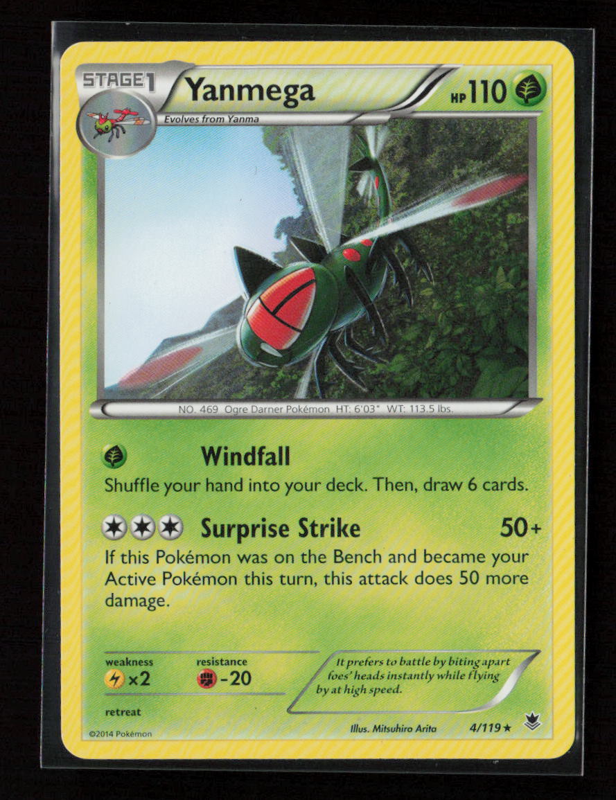 Yanmega Rare XY - Phantom Forces 4/119 LP