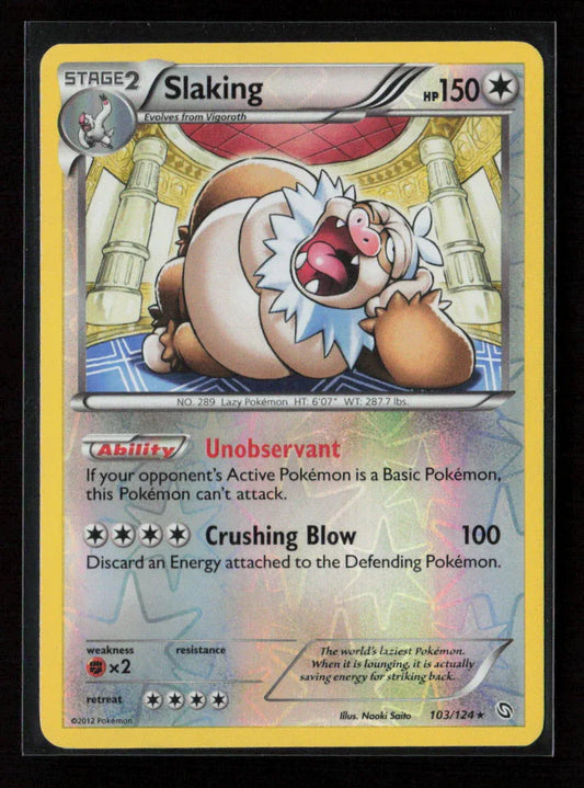 Slaking Holo Rare Dragons Exalted 103/124 NM - Kang's Collectibles
