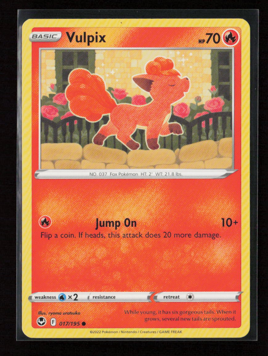 Vulpix Common SWSH12: Silver Tempest 017/195 LP