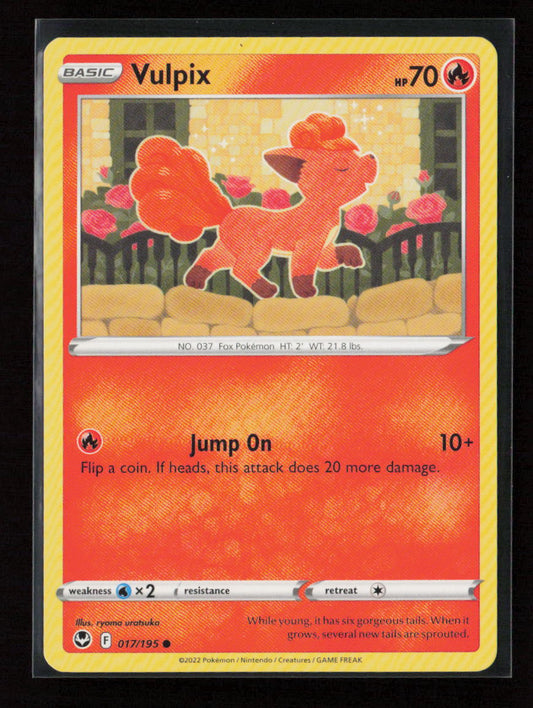 Vulpix Common SWSH12: Silver Tempest 017/195 LP