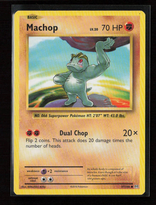 Machop Common XY - Evolutions 57/108 LP - Kang's Collectibles