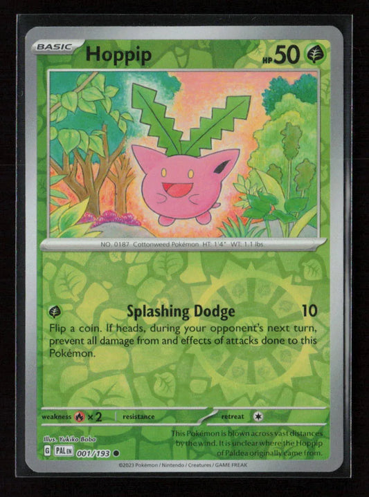 Hoppip Common SV02: Paldea Evolved 001/193 NM