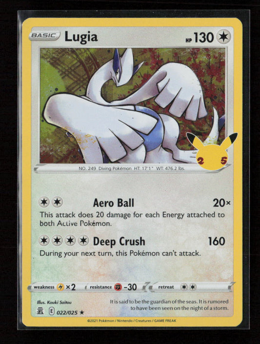Lugia Holo Rare Celebrations 022/025 NM