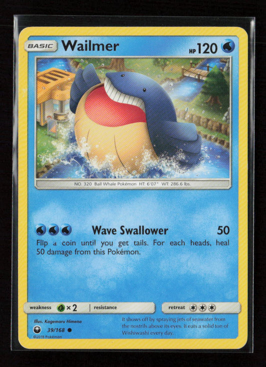 Wailmer Common SM - Celestial Storm 39/168 LP