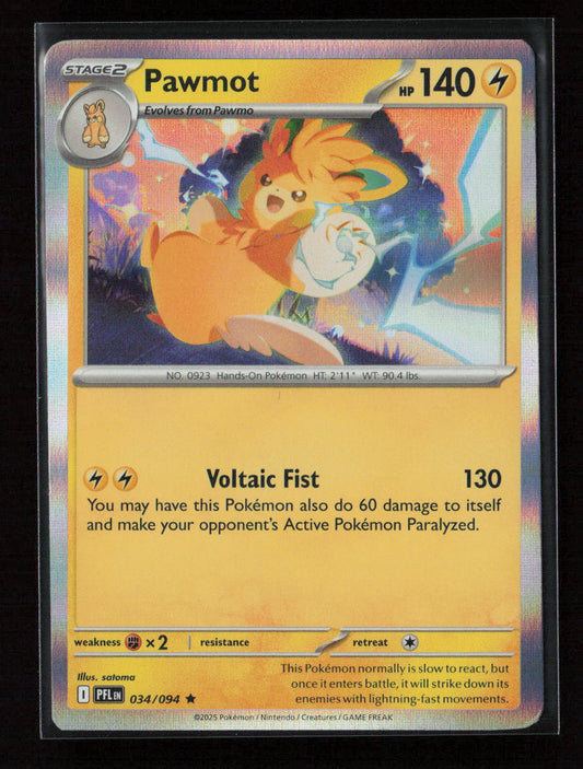 Pawmot Rare ME02: Phantasmal Flames 034/094 NM