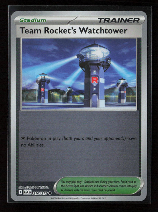 Team Rocket's Watchtower Uncommon ME: Ascended Heroes 210/217 NM
