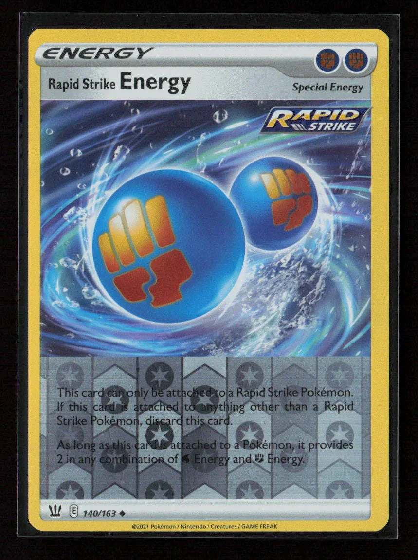 Rapid Strike Energy Uncommon SWSH05: Battle Styles 140/163 NM - Kang's Collectibles