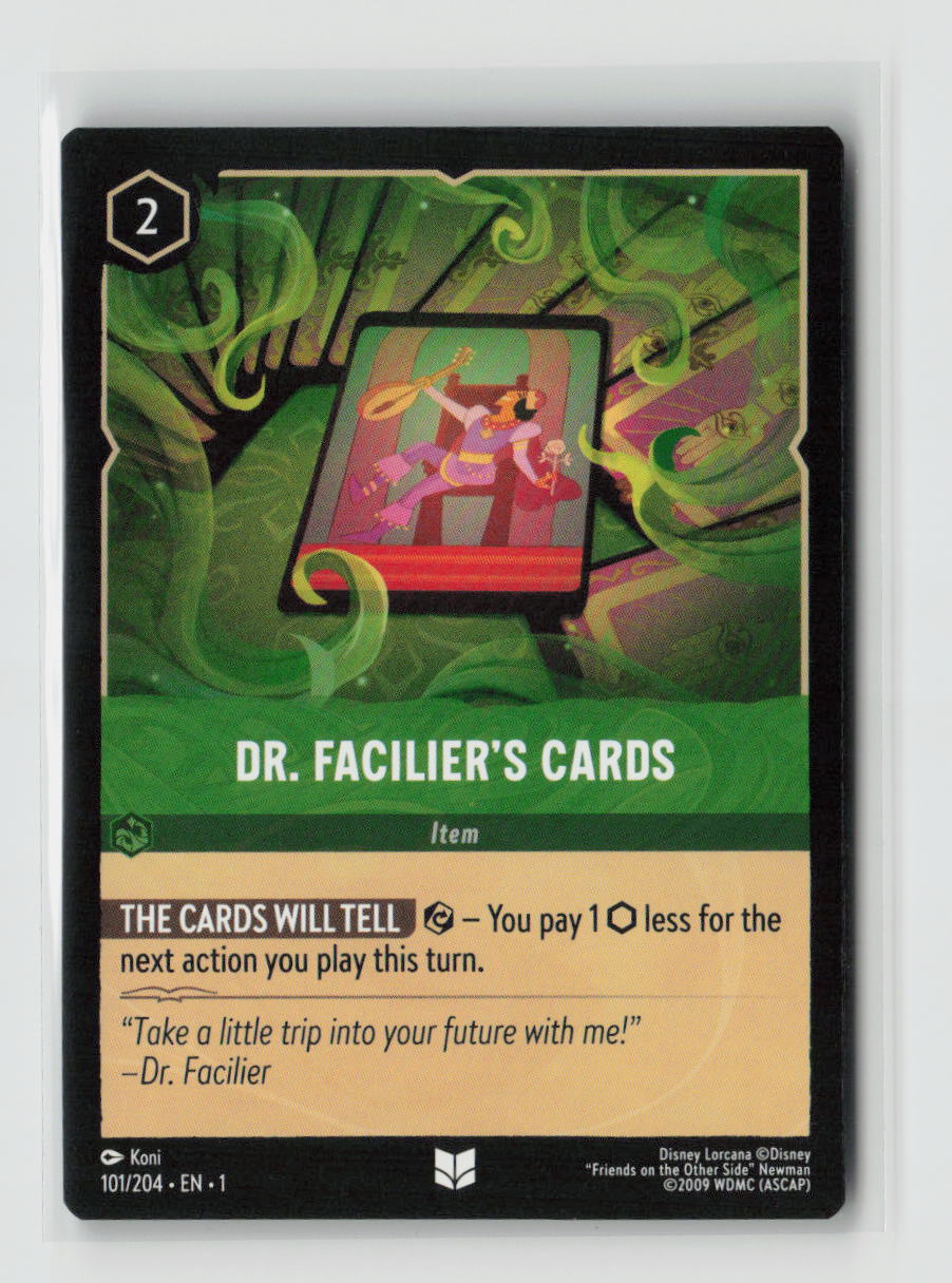 Dr. Facilier's Cards Uncommon The First Chapter 101/204 NM