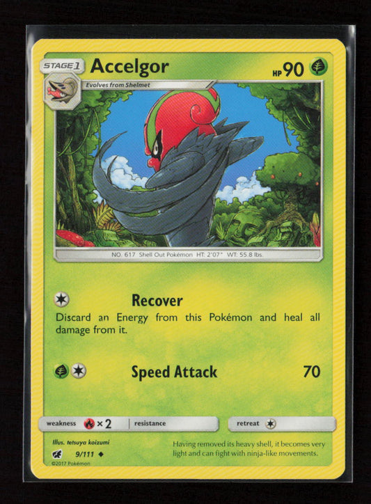 Accelgor Uncommon SM - Crimson Invasion 9/111 LP