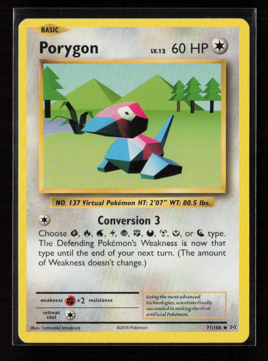 Porygon Uncommon XY - Evolutions 71/108 LP