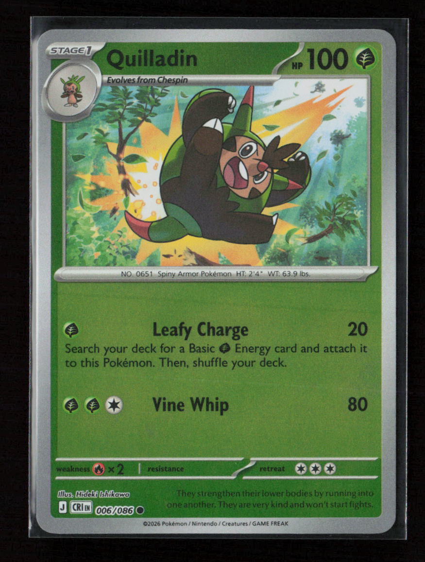 Quilladin Common ME04: Chaos Rising 006/086 NM