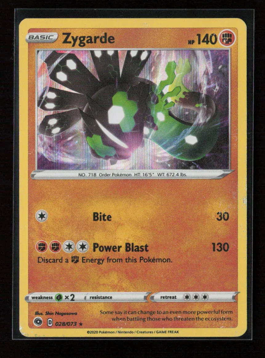 Zygarde Holo Rare Champion's Path 28/73 NM - Kang's Collectibles