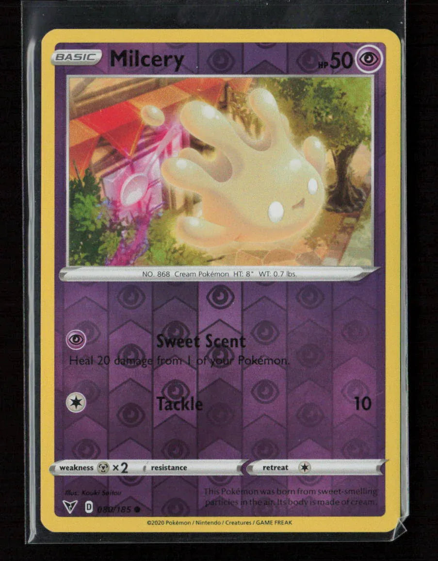 Milcery Common SWSH04: Vivid Voltage 080/185 NM - Kang's Collectibles