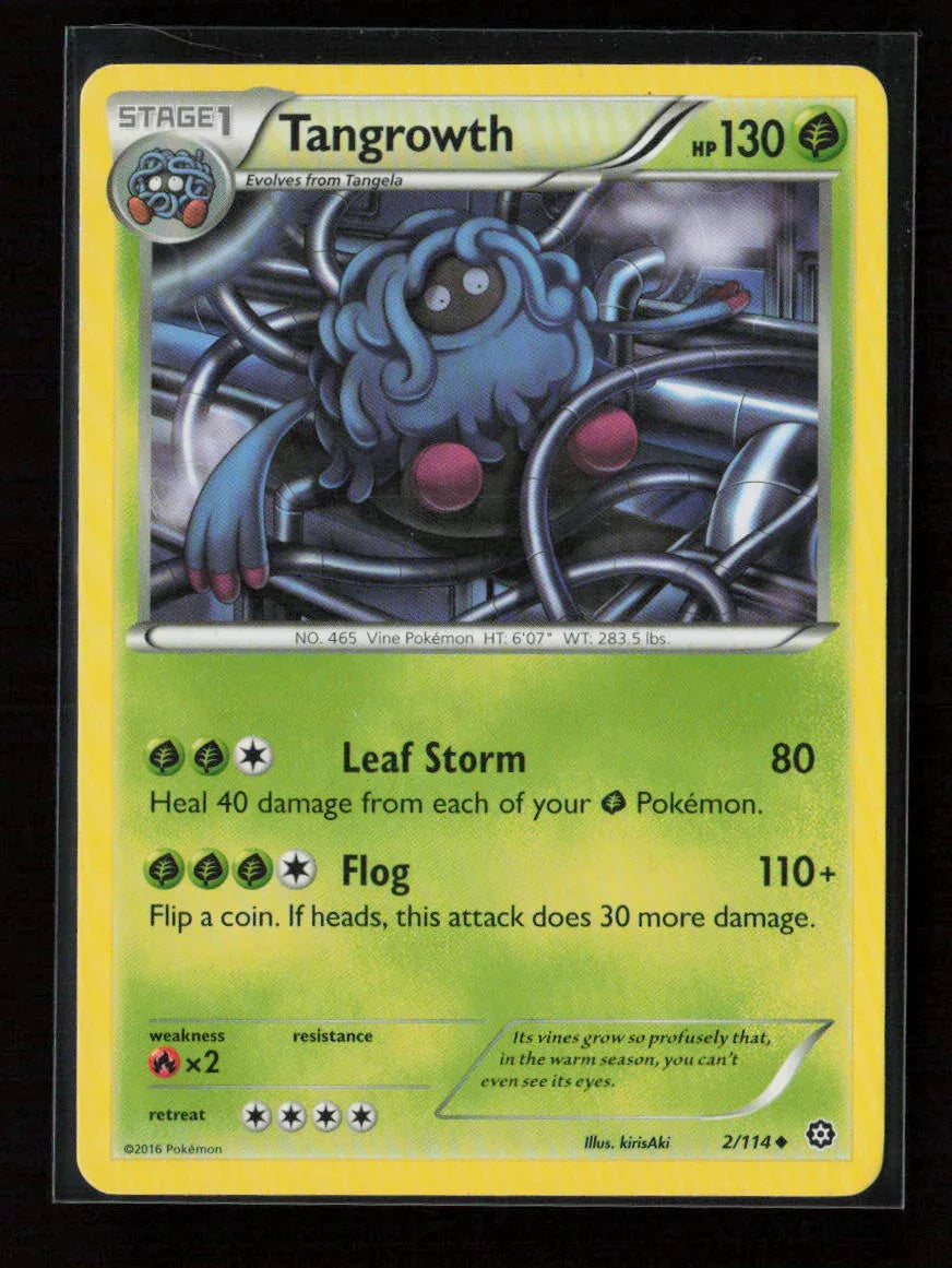 Tangrowth Uncommon XY - Steam Siege 2/114 NM - Kang's Collectibles