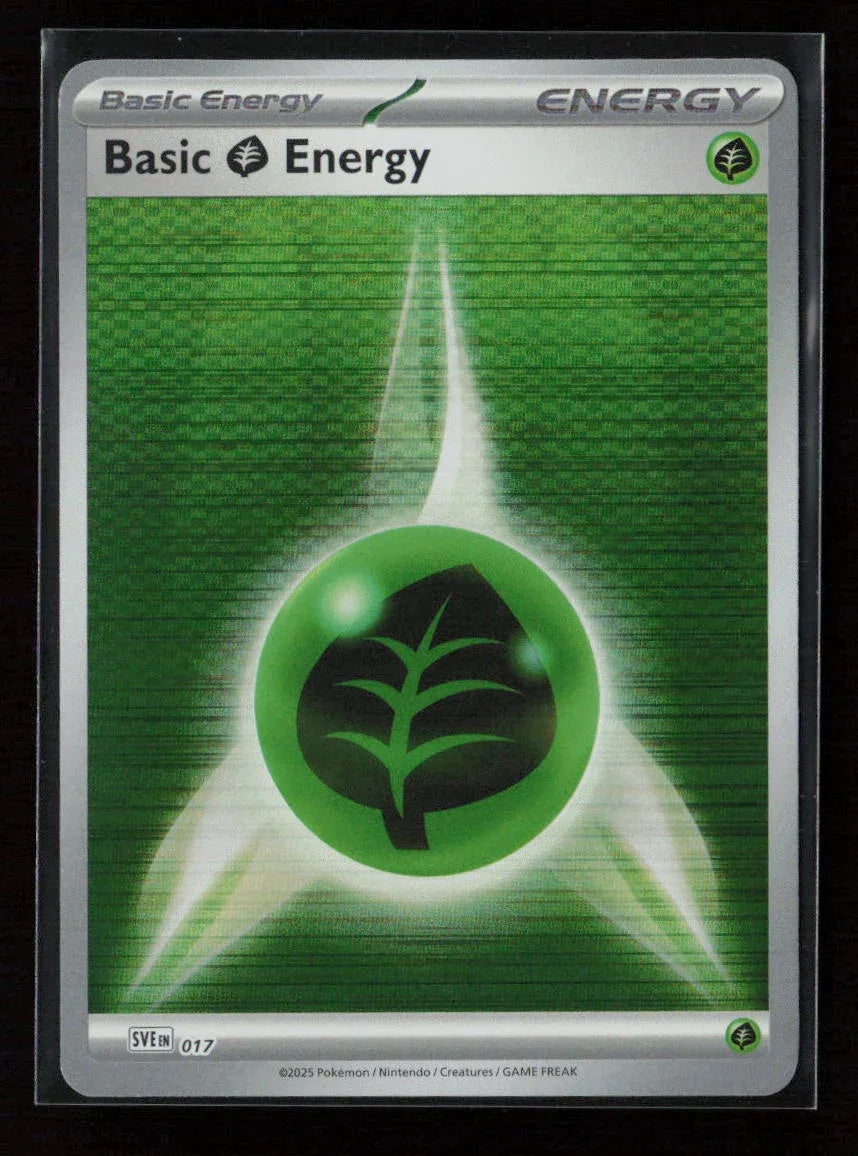 Basic Grass Energy - Common SVE: Scarlet & Violet Energies 017 NM - Kang's Collectibles