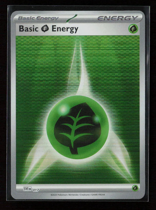 Basic Grass Energy - Common SVE: Scarlet & Violet Energies 017 NM - Kang's Collectibles