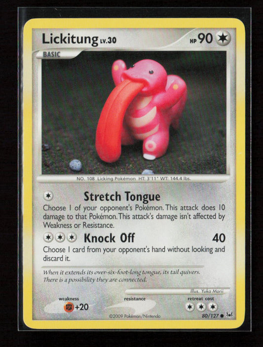 Lickitung Common Platinum 80/127 LP