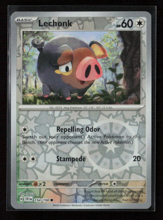 Lechonk - Common SV01: Scarlet & Violet Base Set 154/198 NM - Kang's Collectibles