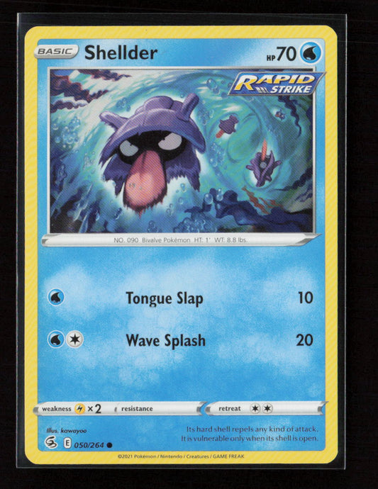 Shellder Common SWSH08: Fusion Strike 050/264 LP