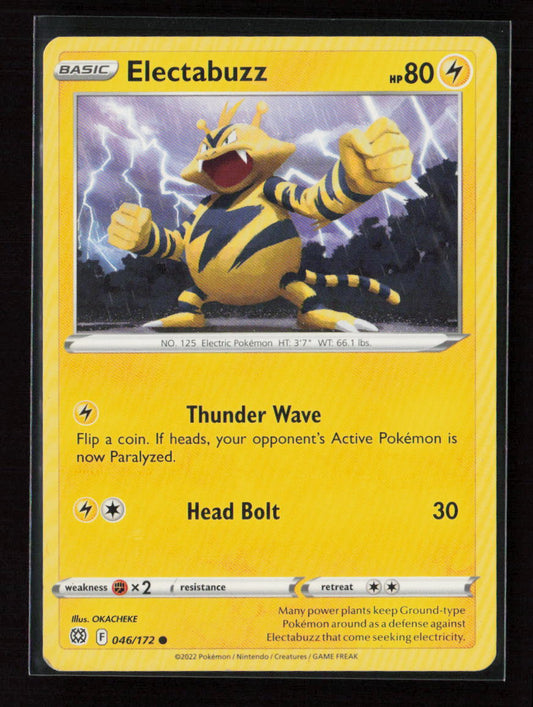 Electabuzz Common SWSH09: Brilliant Stars 046/172 LP