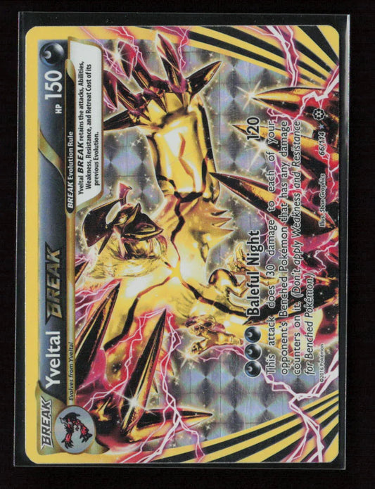 Yveltal BREAK Rare BREAK XY - Steam Siege 66/114 LP - Kang's Collectibles