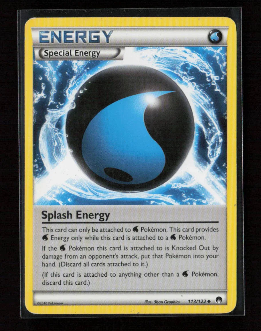 Splash Energy Uncommon XY - BREAKpoint 113/122 LP - Kang's Collectibles