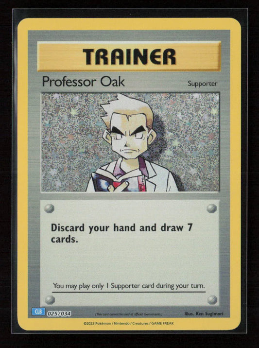 Professor Oak (CLB) Classic Collection Trading Card Game Classic 025/034 NM - Kang's Collectibles