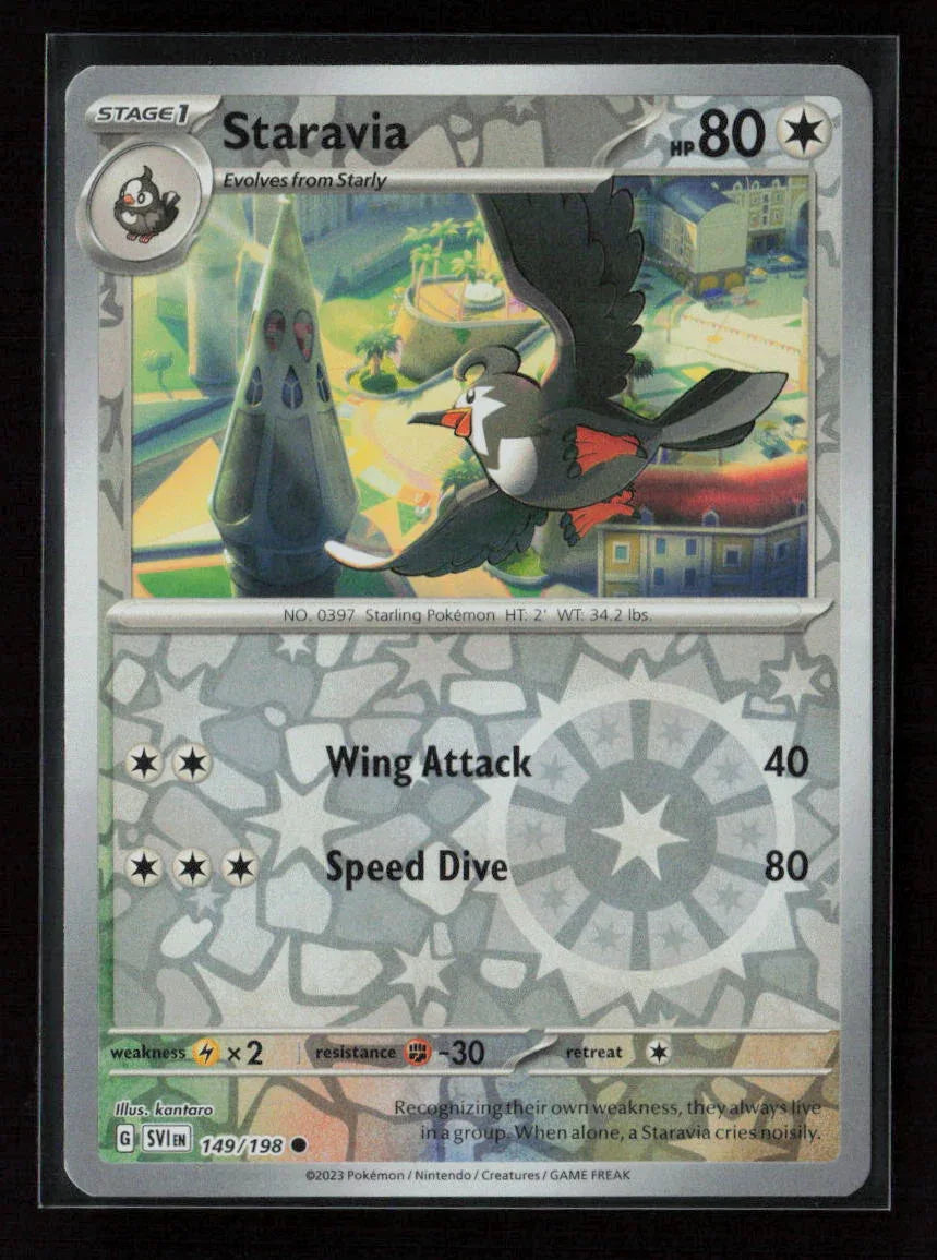 Staravia Common SV01: Scarlet & Violet Base Set 149/198 NM - Kang's Collectibles