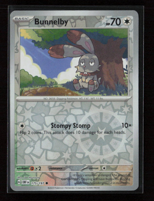 Bunnelby Common SV03: Obsidian Flames 175/197 NM