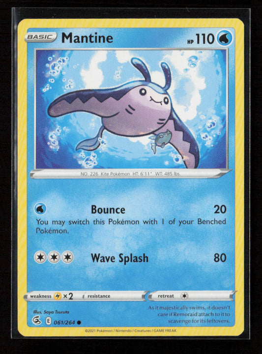 Mantine Common SWSH08: Fusion Strike 061/264 LP
