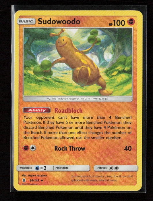 Sudowoodo Uncommon SM - Guardians Rising 66/145 LP