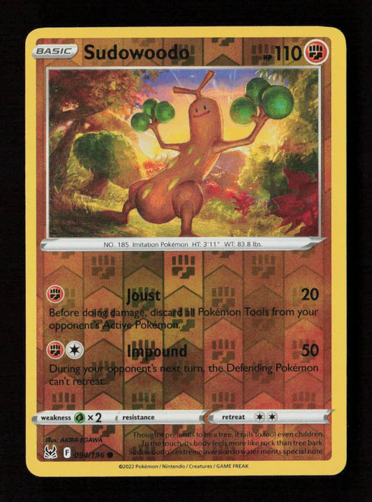 Sudowoodo Common SWSH11: Lost Origin 094/196 LP - Kang's Collectibles