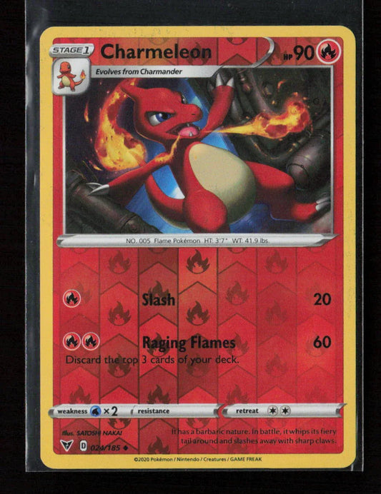 Charmeleon Uncommon SWSH04: Vivid Voltage 024/185 NM - Kang's Collectibles