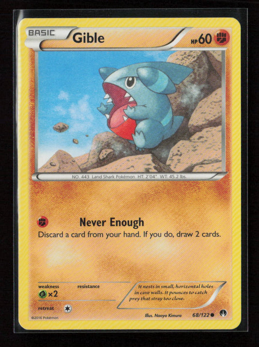 Gible Common XY - BREAKpoint 68/122 LP