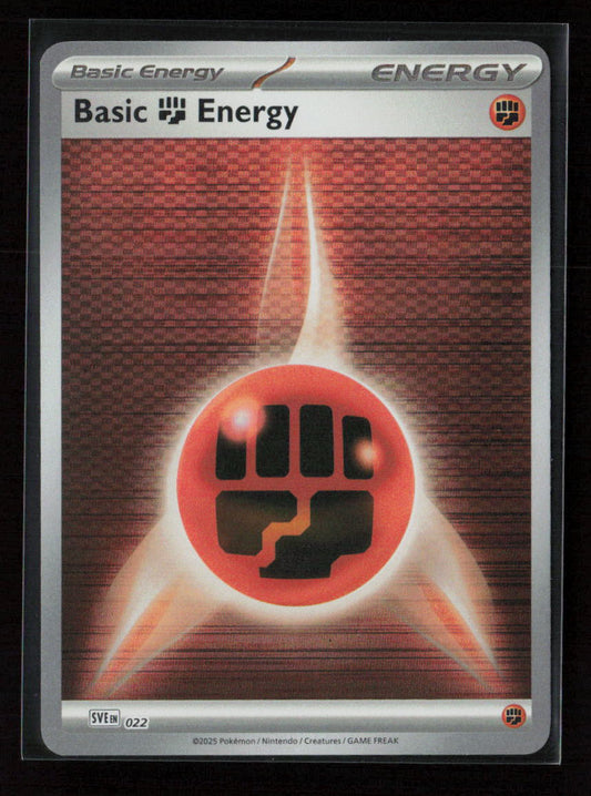Basic Fighting Energy - Common SVE: Scarlet & Violet Energies 022 NM
