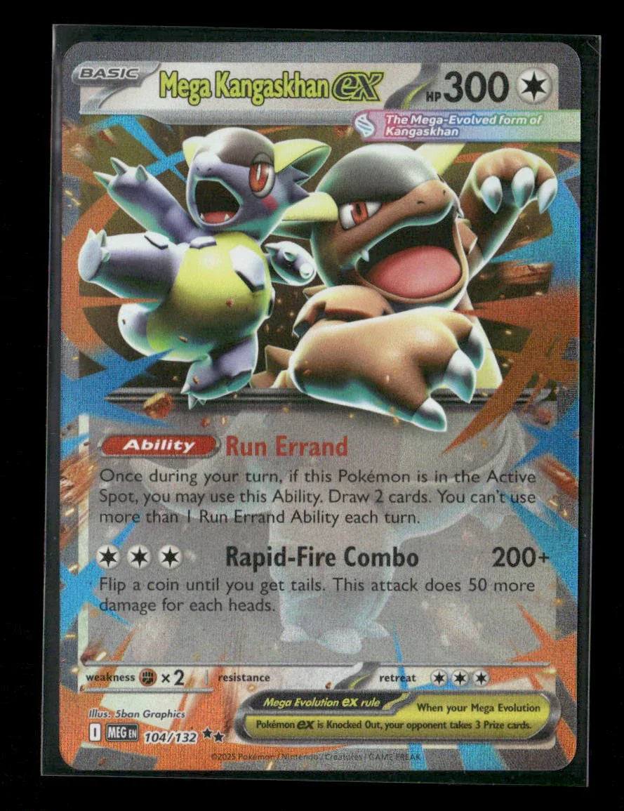 Mega Kangaskhan ex - Double Rare ME01: Mega Evolution 104/132 NM - Kang's Collectibles