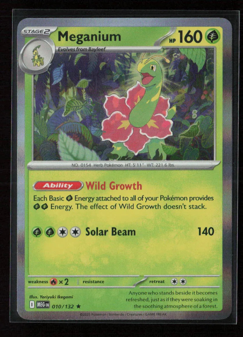 Meganium Rare ME01: Mega Evolution 010/132 NM - Kang's Collectibles