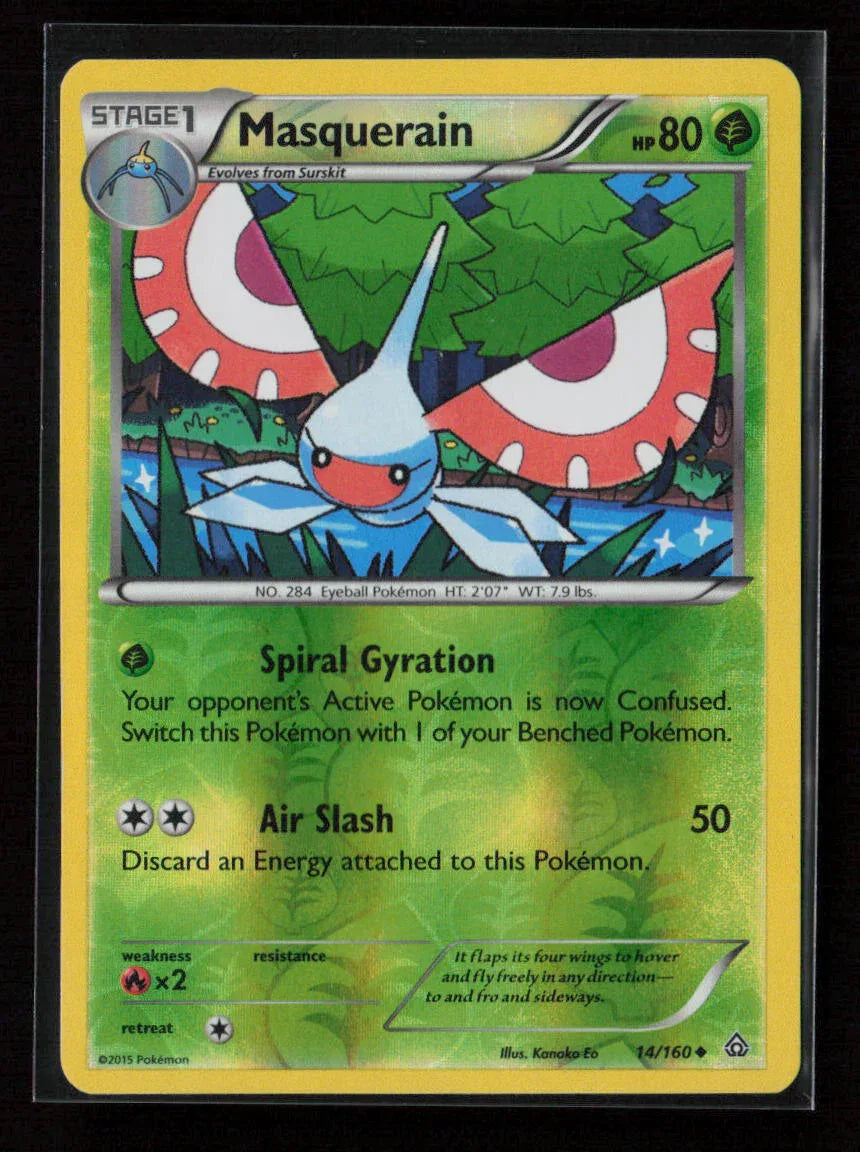 Masquerain Uncommon XY - Primal Clash 14/160 LP - Kang's Collectibles
