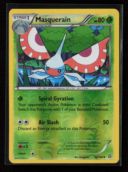 Masquerain Uncommon XY - Primal Clash 14/160 LP - Kang's Collectibles