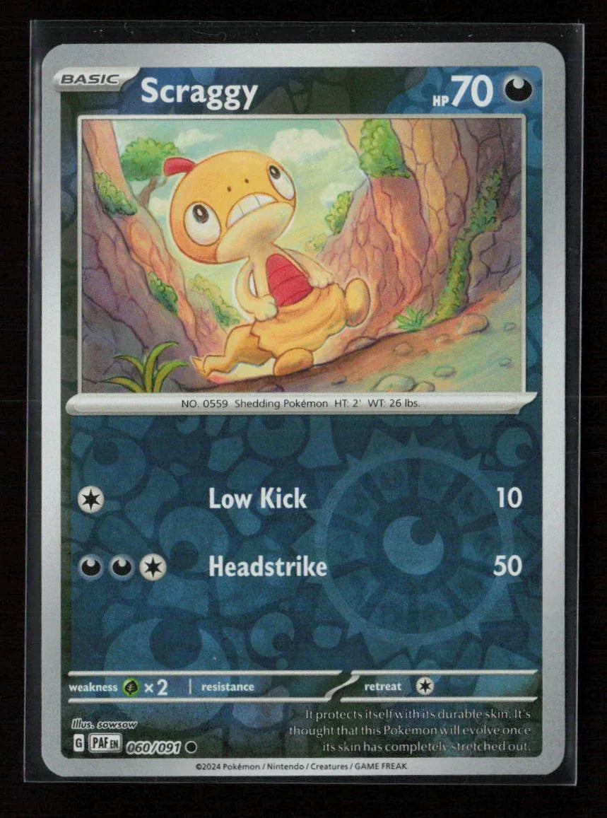Scraggy Common SV: Paldean Fates 060/091 NM - Kang's Collectibles