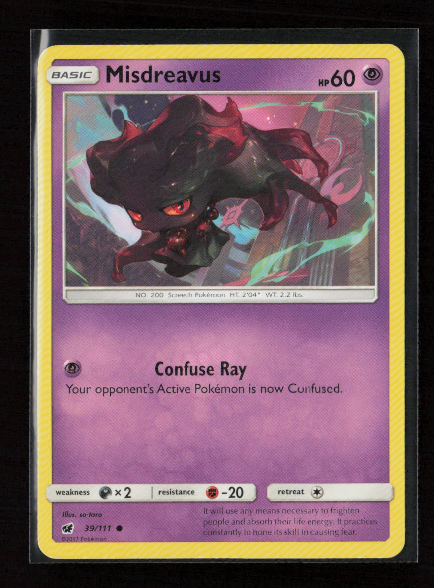 Misdreavus Common SM - Crimson Invasion 39/111 LP