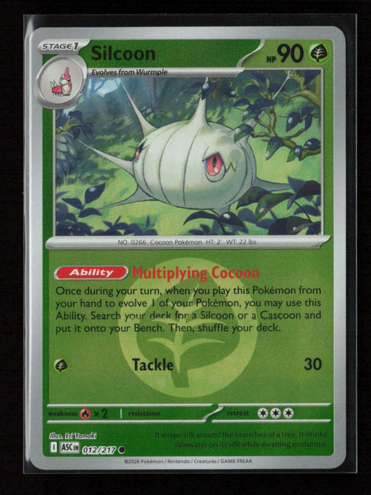 Silcoon Common ME: Ascended Heroes 012/217 NM