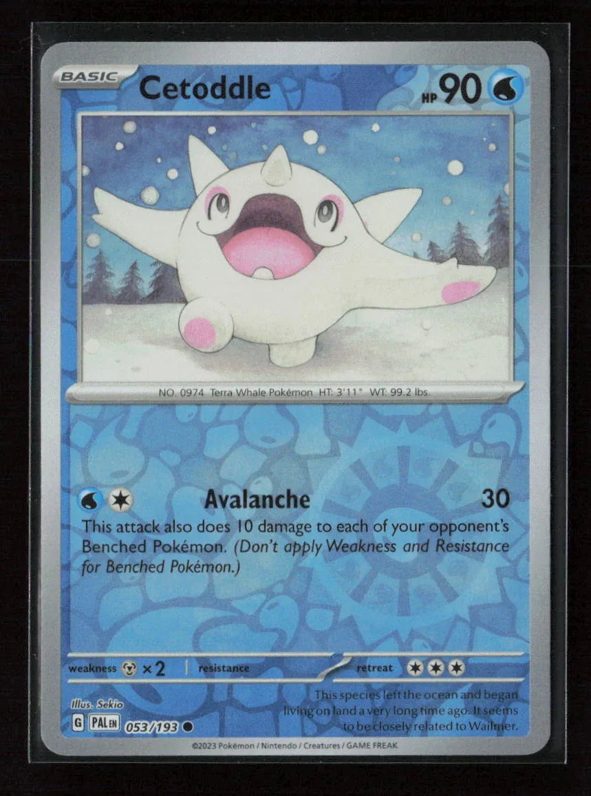 Cetoddle - Common SV02: Paldea Evolved 053/193 NM
