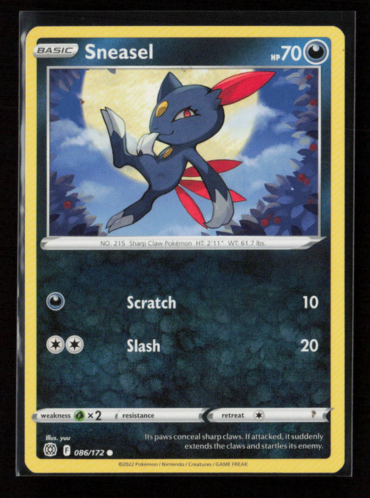 Sneasel Common SWSH09: Brilliant Stars 086/172 LP