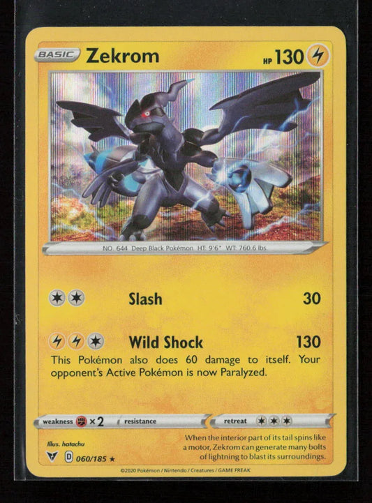 Zekrom Holo Rare SWSH04: Vivid Voltage 060/185 NM - Kang's Collectibles