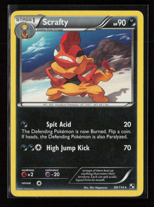 Scrafty Rare Black and White 69/114 MP
